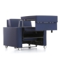 Preview: schwer entflammbarer Schlafsessel B1 DIN4102 / DIN EN 13501